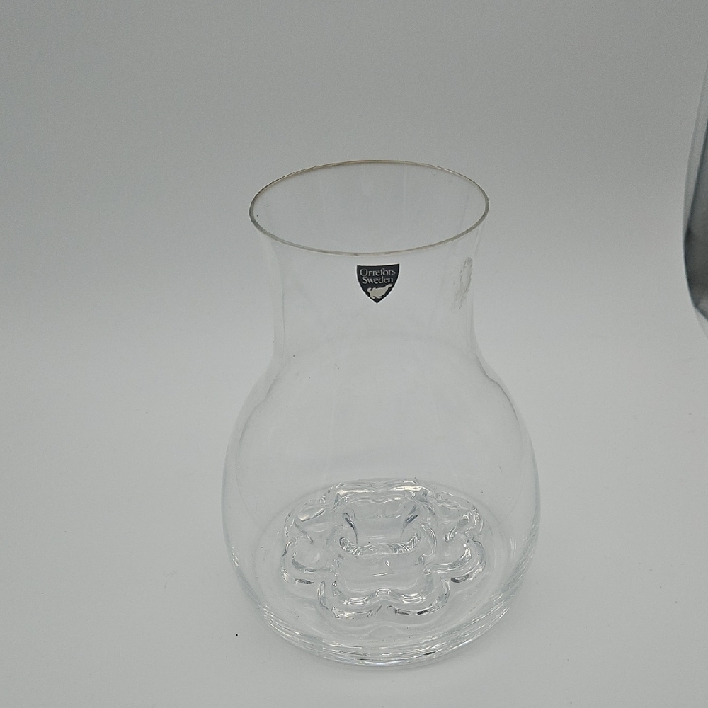 Clear Glass Vase by Orrefors